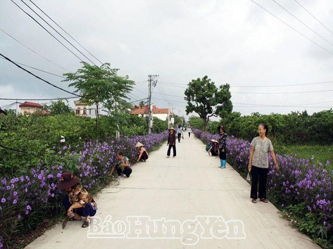 Khoái Châu: 100% các xã đạt tiêu chí về tiêu chí giao thông trong xây dựng nông thôn mới nâng cao