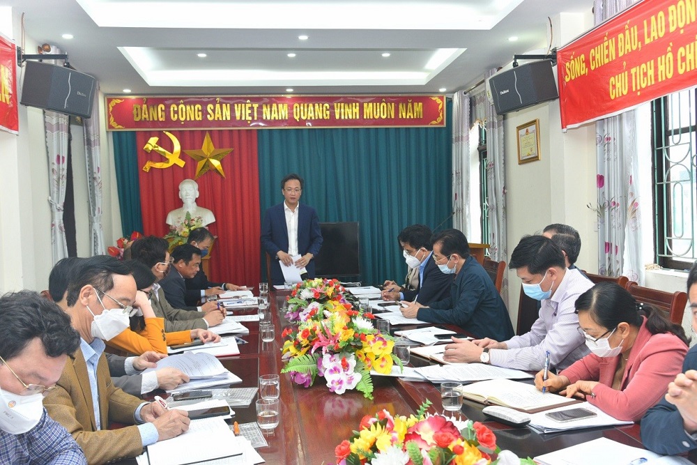 Đồng chí Bí thư Tỉnh ủy Nguyễn Hữu Nghĩa làm việc với Liên minh Hợp tác xã tỉnh