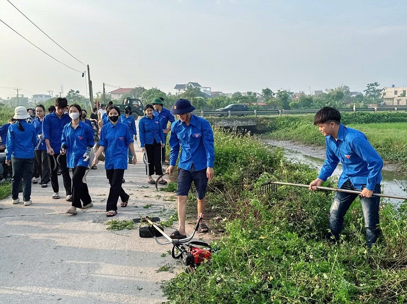 Đoàn Thanh niên – “Lực lượng xung kích” trong xây dựng NTM tại Hưng Yên