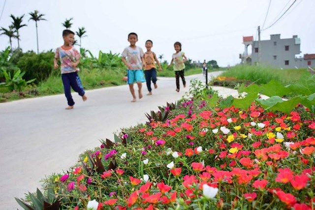 Nét đẹp những khu dân cư nông thôn mới kiểu mẫu tại Kim Động