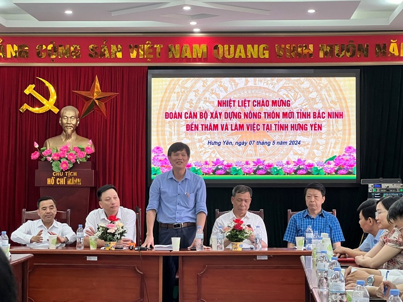 Sở Nông nghiệp và PTNT Bắc Ninh thăm và làm việc tại Hưng Yên