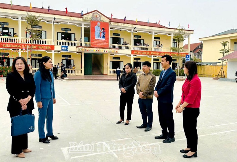 Thẩm định, xét công nhận xã đạt chuẩn nông thôn mới kiểu mẫu tại xã Vĩnh Xá