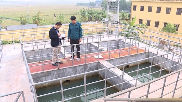 Huyện Ân Thi nâng cao tỷ lệ người dân sử dụng nước sạch
