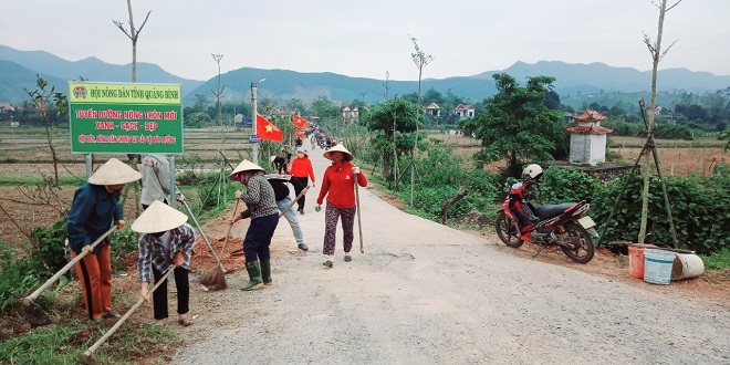 Mô hình điểm “Tuyến đường nông thôn kiểu mẫu