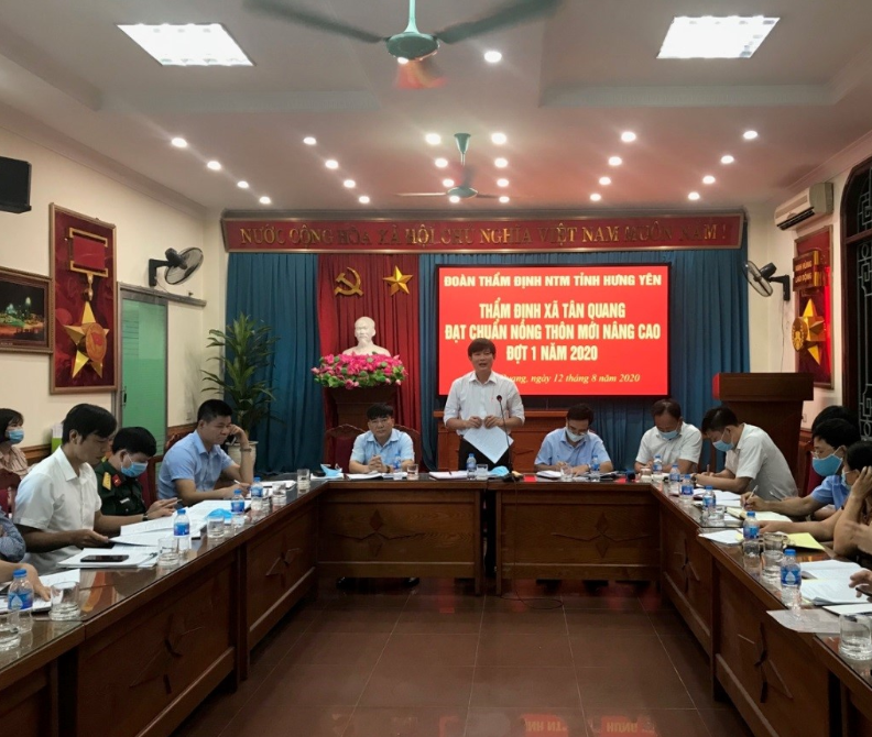 Thẩm định, xét công nhận xã đạt chuẩn nông thôn mới trên địa bàn tỉnh Hưng Yên năm 2016