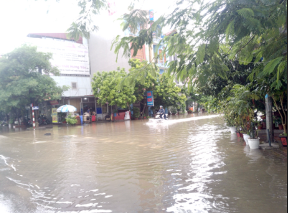 Bão số 2 gây mưa lớn trên địa bàn tỉnh Hưng Yên