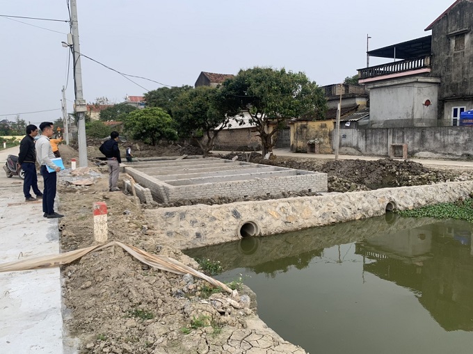Xây dựng công trình xử lý nước thải sinh hoạt nông thôn tại huyện Phù Cừ